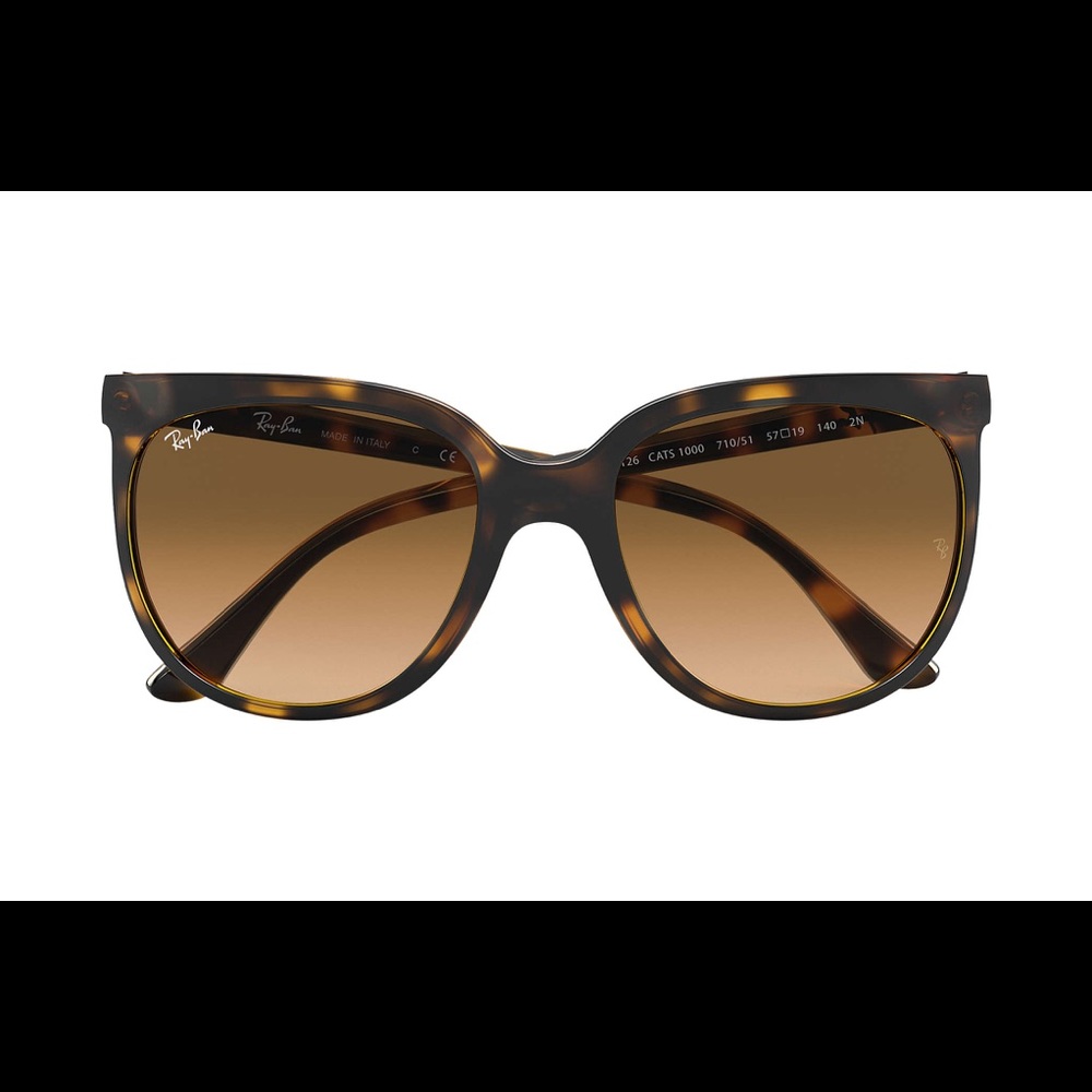 Ray-Ban cats 1000 sunglasses tortoise brown